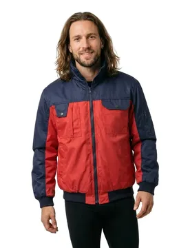 Veste De Pilote Image 00922 Red / Navy 2XL