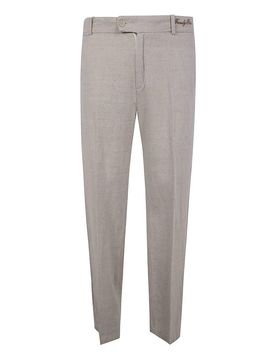 Linen di pantaloni regolari