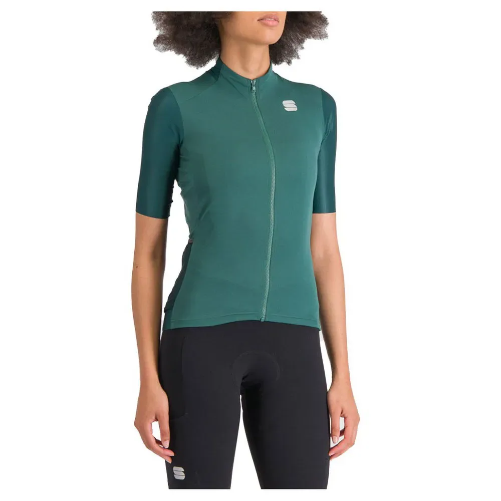 Maglia A Maniche Corte Supergiara Shrub Green - Sportful - FashionsVida