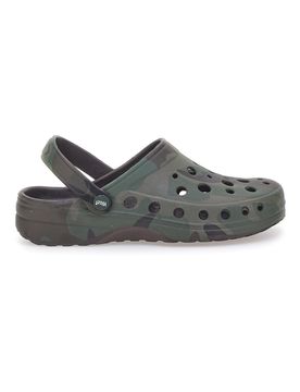 Ciabatte Clog verde militare comode e leggere da uomo 3 45