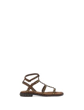Ash Sandali in pelle MARRONE 38