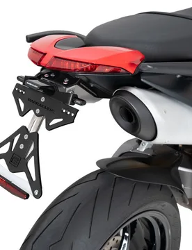 Porta Targa Moto Specifico per Ducati Hypermotard taglia uni - Barracuda - FashionsVida