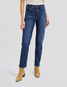 Carol High Rise Straight Jean Dark Humor Größe 29x31 female