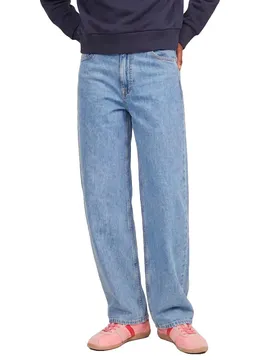 Jeans Fuji R200 Barrel Fit Jjxx Blue Denim / Detail Mid Blue 13 Anni