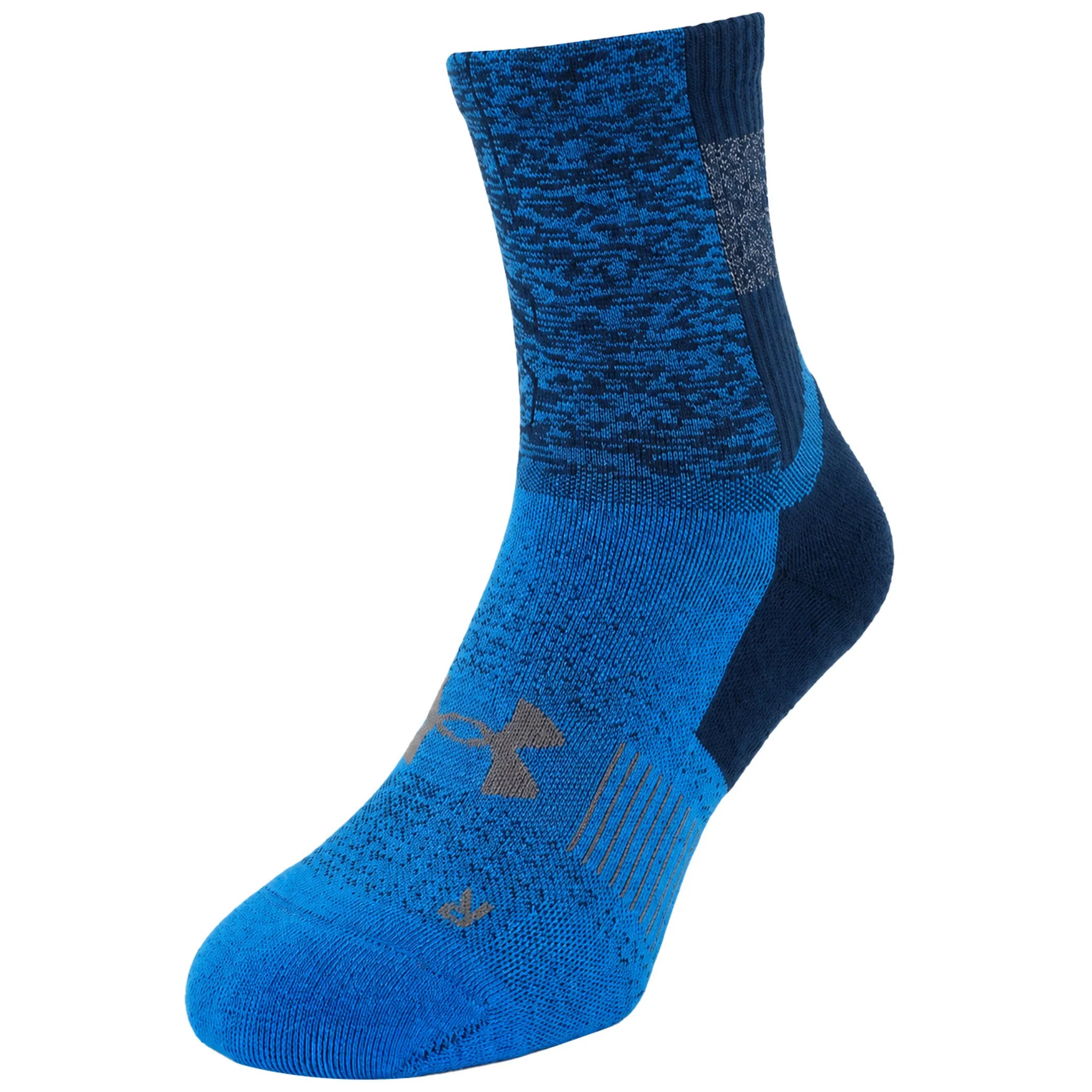 Mens 1-Pack Dry Run Blue Crew Socks - Size Small - Under armour - FashionsVida