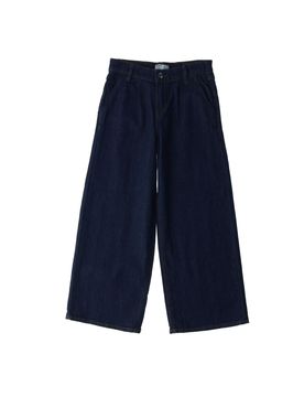 Pantalone wide leg BLU SCURO 152