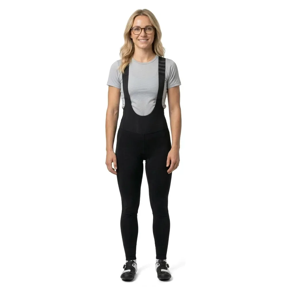 Salopette Larga Pro Team Winter Gore-tex Windstopper® Black - Rapha - FashionsVida