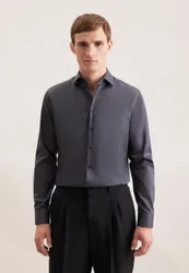 X-Slim Business Hemd Uni Grau 43