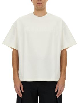 Jil Sander White Cotton T-shirt