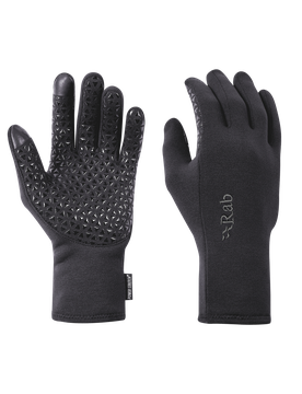 Power Stretch Contact Grip Gloves Schwarz L