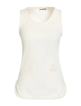 Camiseta de tirantes Mujer Marfil XS Mujer - Jil Sander - FashionsVida