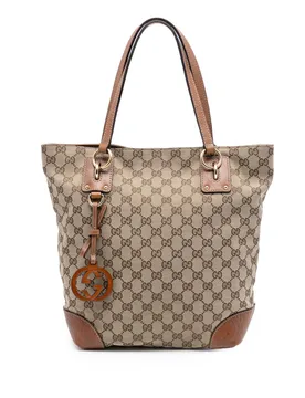 Medium GG Canvas GG Charm Tote - Gucci - FashionsVida