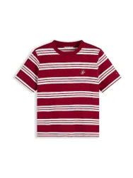 T-shirt rouge foncé XS