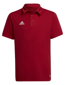 Polo-Shirt Kind Entrada 22 - Rouge - unisex - Size: 7/8 ans - Adidas - FashionsVida