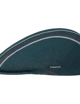 Tropic Game Stripe 507 Flat Cap by - petrol blue - Herren - Size: XL (60-61 cm) - Kangol - FashionsVida