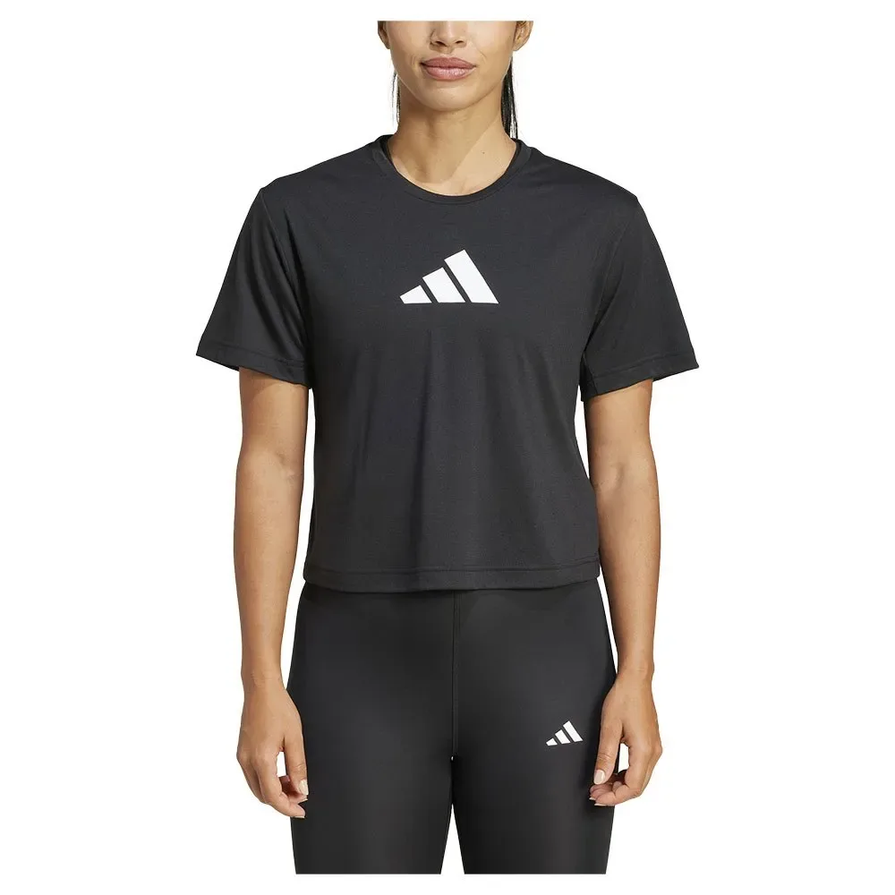 T-shirt à Manches Courtes Train Essentials Big Logo Performance Black 2XL - Adidas - FashionsVida