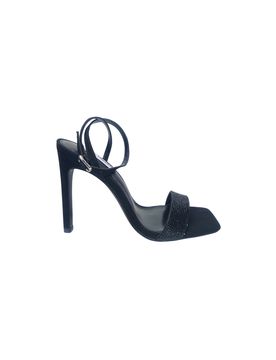 Scarpe Donna Sandalo aperto con tacco, chiusura con cinturino