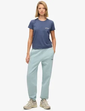 Superdry Damen Essential Logo Jogginghose mit Bündchen Light Blue - Größe: 44 - 64.99 - FashionsVida