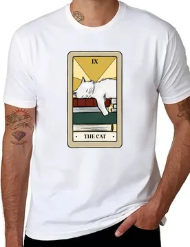 Bookish Tarot - The Cat T-Shirt cotton t shirt pack t shirts cotton 100% T-Shirt - Aliexpress - FashionsVida