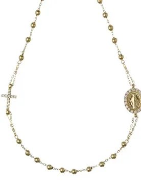 Collana Unisex Rosario Oro Giallo GL101376