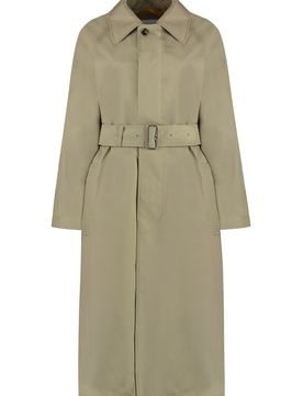 Checked Reversible Trench-coat