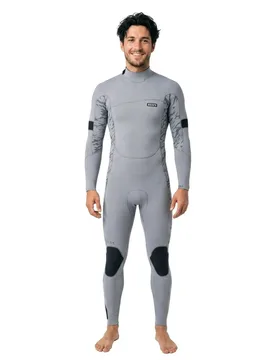 Combinaison Néoprène à Manches Longues Avec Fermeture éclair Dans Le Dos Seek Core 5/4 Mm Sage / Grey S - Ion - FashionsVida