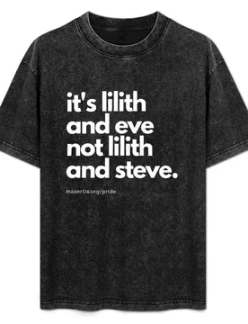 Lilith and Eve, not Lilith and Steve T-Shirt - Aliexpress - FashionsVida