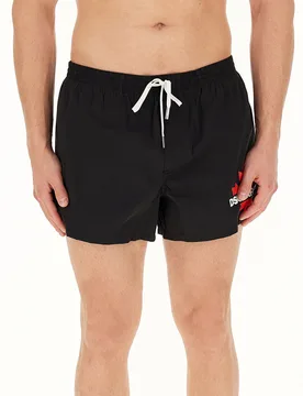 Shorts da bagno NERO 52 - DSQUARED2 BEACHWEAR - FashionsVida