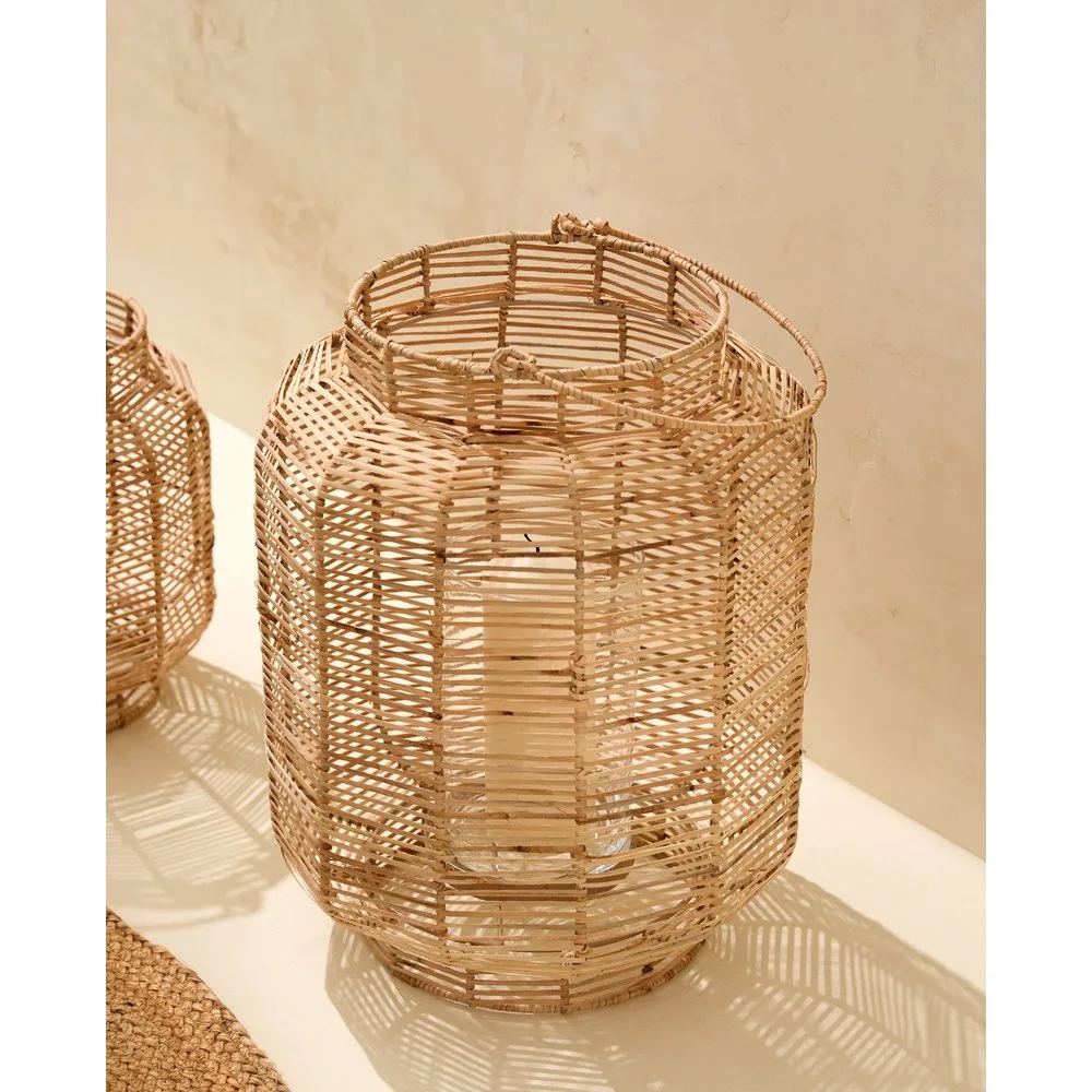 Farol portavelas de ratán Surabaya - El Corte Inglés - FashionsVida