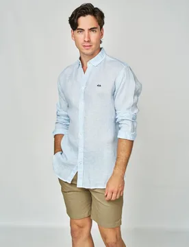 Spagnolo - Camisa lino rayas - Spagnolo - FashionsVida
