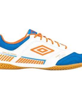 Chaussures De Futsal Sala Ii Pro In White / Tangerine Tango / Regal Blue EU 46