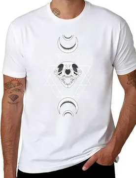 Cat Skull T-Shirt t shirts for man cotton funny t shirt for man T-Shirt - Aliexpress - FashionsVida