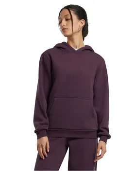 Sweat à Capuche Fluffy Plum Purple M - Build Your Brand - FashionsVida