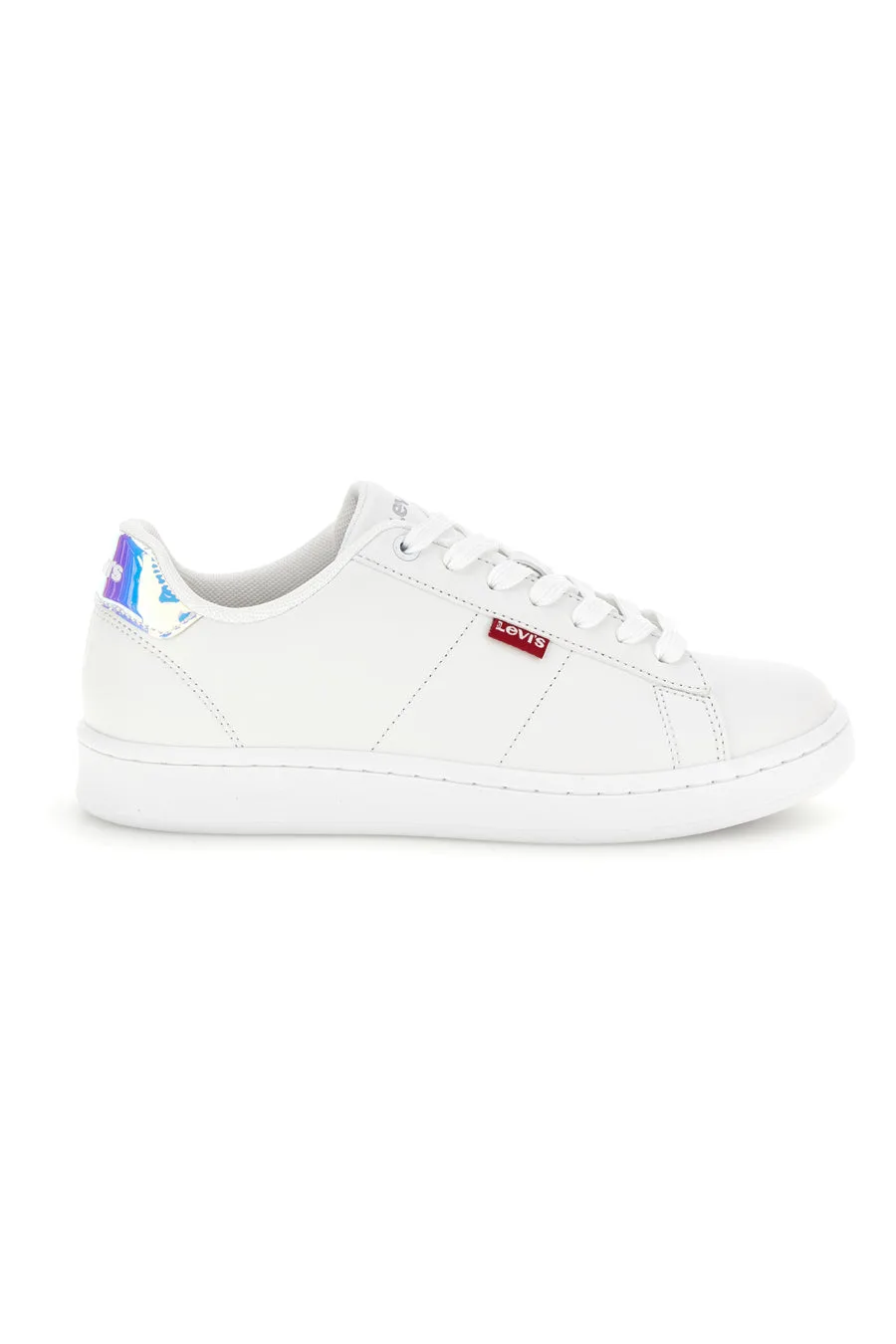Sneakers bianche con dettaglio olografico Bell JR 261S 36 - Levi's - FashionsVida