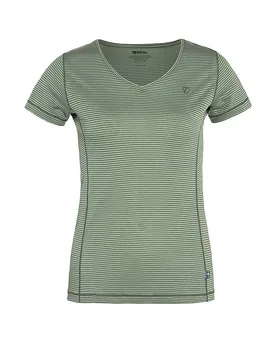 T-shirt da donna Abisko Cool W verde chiaro L - Fjällräven - FashionsVida