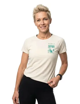 Defined Dri Short Sleeve T-shirt Cotton White S Women - Scott - FashionsVida