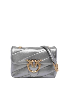 Borsa a tracolla grigia Baby Love Puff
