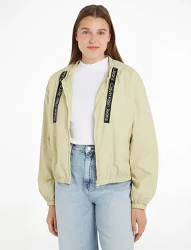 Cortavientos Mujer holgado de nailon arrugado - Calvin Klein Jeans - FashionsVida