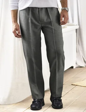 Fleckschutz-Hose Knitterarm - Anthrazit - male - Size: 60 - Avena - FashionsVida