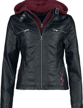 Kunstlederjacke - Mischief Managed - S bis XXL - für Damen - Größe XL - schwarz - EMP exklusives Merchandise! - Frauen - female
