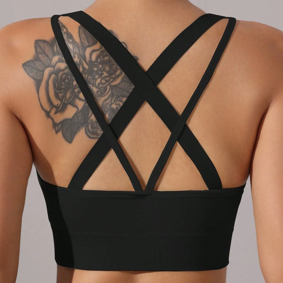 Conjunto de sujetadores deportivos lisos de unicolor - Shein - FashionsVida