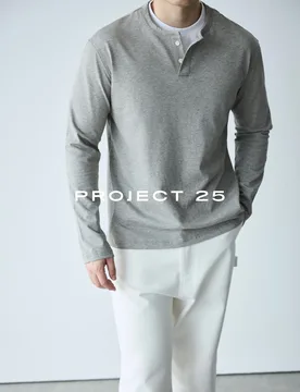 PROJECT 25 Men's Long-Staple Cotton Henley Faux Two-Piece Long-Sleeve Tee – Versatile Urban Commuter & Casual Base Layer - Aliexpress - FashionsVida