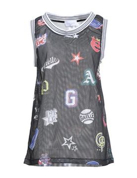 Gaëlle Paris Camiseta de tirantes Mujer Negro 36 Mujer