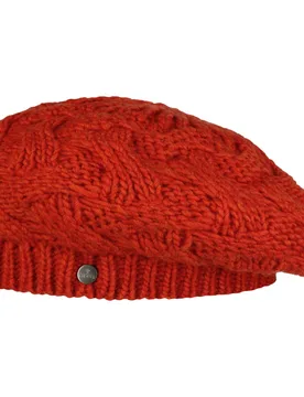 Jesila Knit Beret by - orange - Damen - Size: One Size - Lierys - FashionsVida