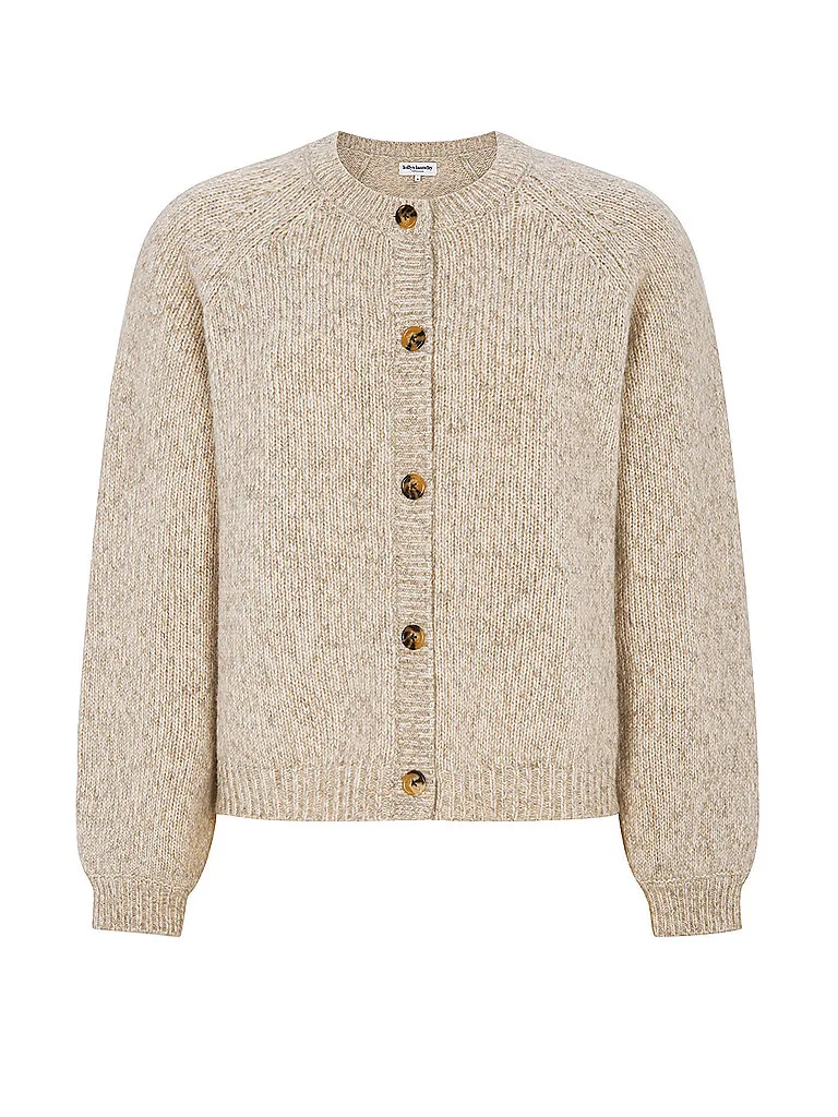 Strickjacke NOVALL creme L damen - Lollys Laundry - FashionsVida
