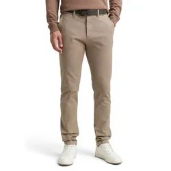 Pantaloni Chino 103757 Traveler Slim Beige Brown Zig Zag Structure 29