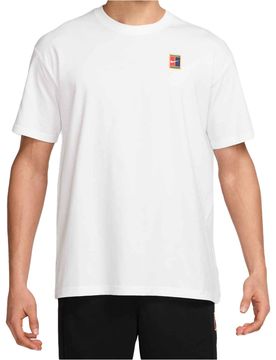Dri-fit court camiseta tenis manga corta hombre Blanco (XL)