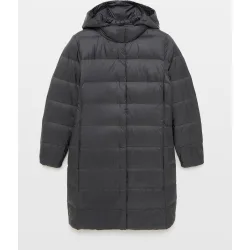 Parka larga ultraligera de mujer