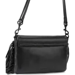 Bolso de hombro oxford de piel