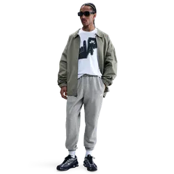 Fleece Men Pants - Grey - Size - Grey - Size: Medium